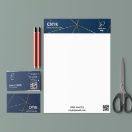 Gebäude Contractor Elegant Branding Dark Briefbogen