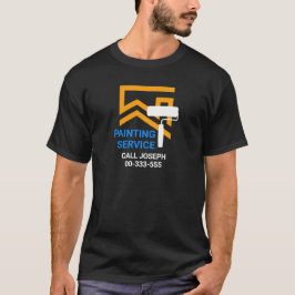 Gebäude Dach wird gestrichen T-Shirt