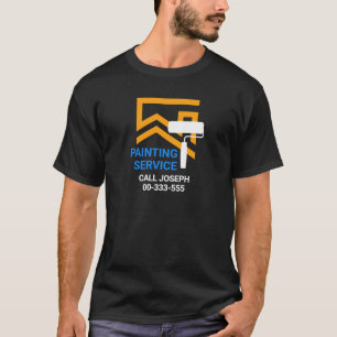 Gebäude Dach wird gestrichen T-Shirt