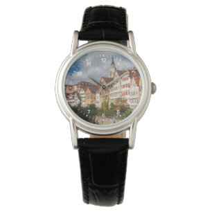 Gebäude der Altstadt  Deutschland Armbanduhr