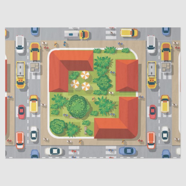 Gebäude der Baureihe 9 Seidenpapier (Vorderseite)