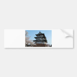 Gebäude der japanischen Burg Autoaufkleber