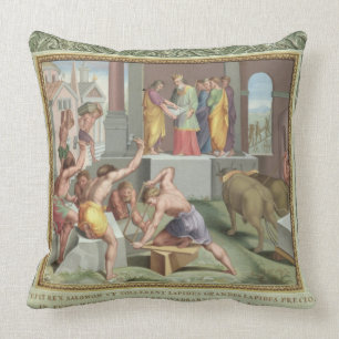 Gebäude der Tempel von Solomon, Illustration von Kissen