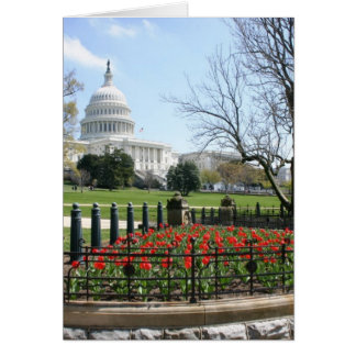 GEBÄUDE der US-Hauptstadt im Frühjahr