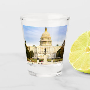 Gebäude der US-Hauptstadt Schnapsglas