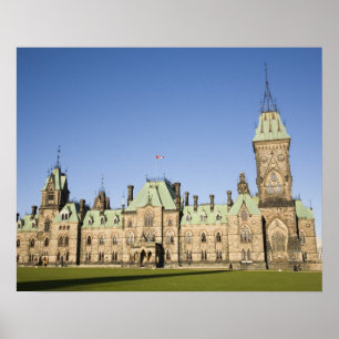Gebäude des Parlaments in Ottawa, Ontario, Kanada Poster