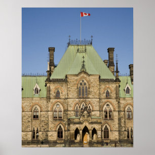 Gebäude des Parlaments in Ottawa, Ontario, Kanada Poster