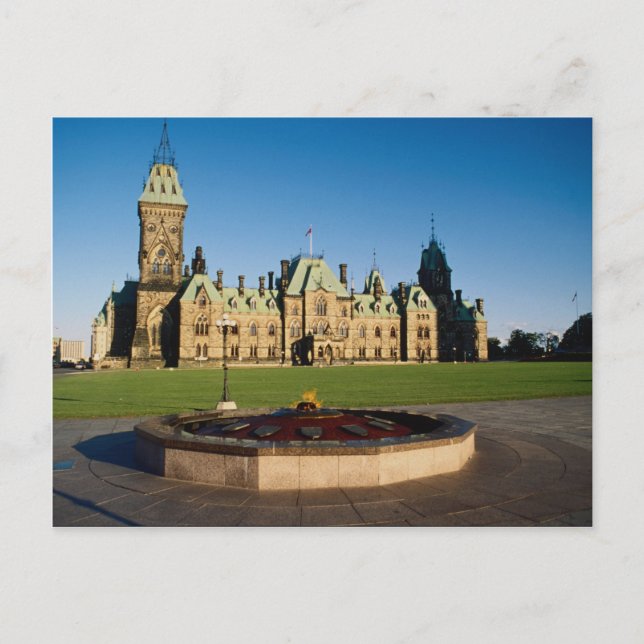 Gebäude des Parlaments, Parlament Hill, Ottawa, On Postkarte (Vorderseite)