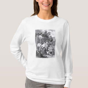Gebäude die Klotz-Kabine T-Shirt