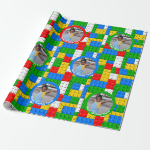 Gebäude erstellen und wiedergeben - Geburtstag bl Geschenkpapier