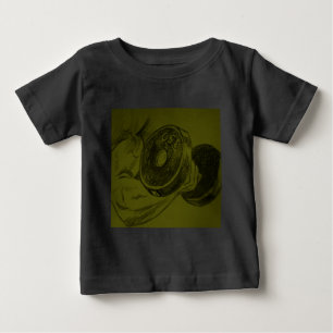Gebäude Fitness Stift Skizze Baby T-shirt