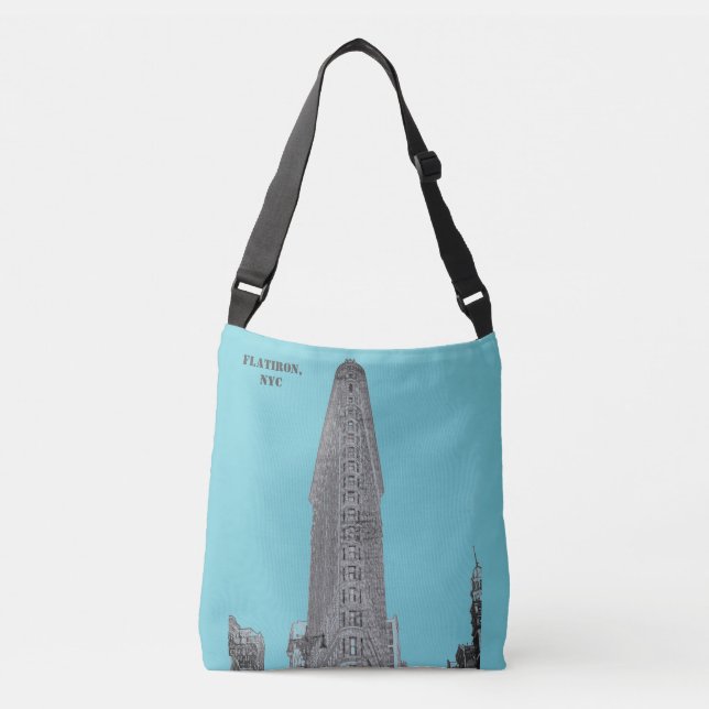 Gebäude Flatiron, NYC, Tragetaschen Mit Langen Trägern (Vorderseite)
