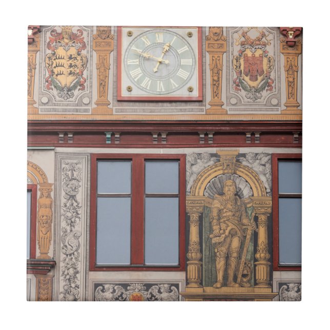 Gebäude Frescos Fliese (Vorderseite)