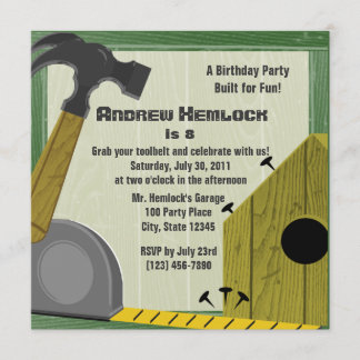 Gebäude Fun Geburtstag Einladung