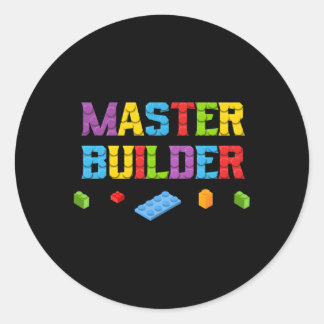 Gebäude für Master-Builder für Runder Aufkleber