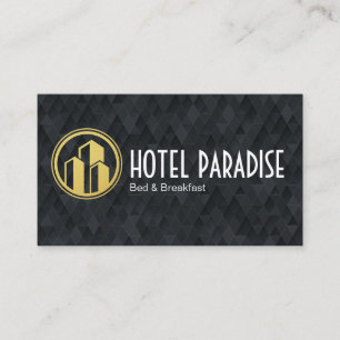 Gebäude Hotel Logo Bed & Breakfast Visitenkarte
