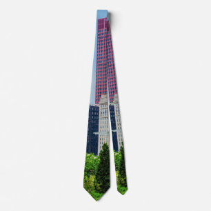 Gebäude in Chicago Neck Tie Krawatte