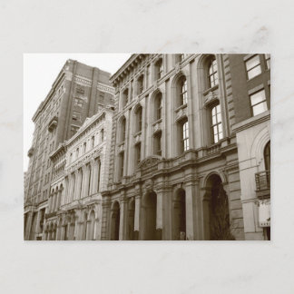 Gebäude in Sepia Tones Postkarten