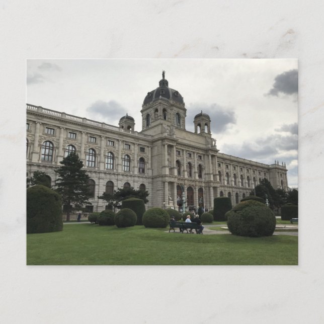 Gebäude in the Museum Quarter in Vienna Postkarte (Vorderseite)