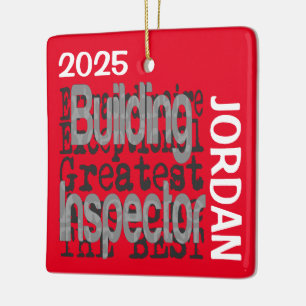 Gebäude Inspector Extraordinaire CUSTOM Keramikornament