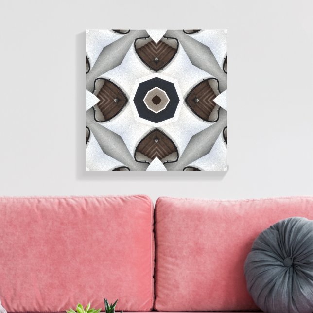 Gebäude Leinwand Art Deco (Insitu (Wohnzimmer))