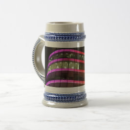 Gebäude Lighting Gray / Blue 22 oz Stein Bierglas