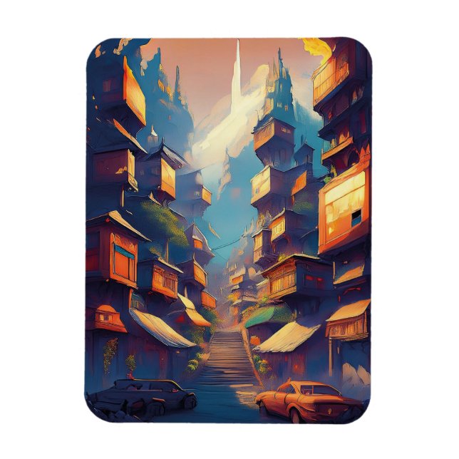 Gebäude Magnet (Vertikal)