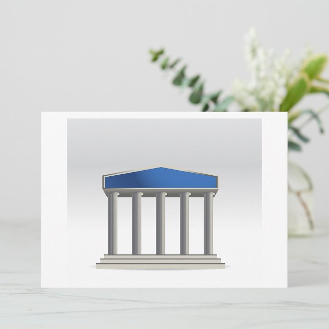 Gebäude mit Spalten-Einladungen Einladung (Von Creator hochgeladen)