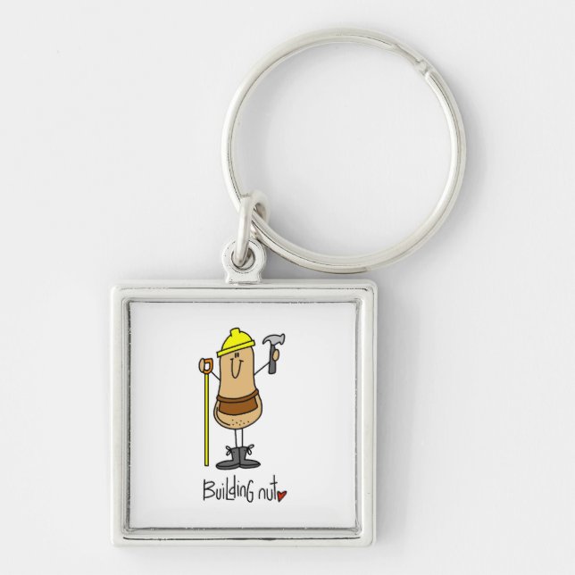 Gebäude-Nuss-T - Shirts und Geschenke Schlüsselanhänger (Vorne)