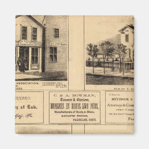Gebäude, Oil City, Franklin, Tarr Farm Magnet