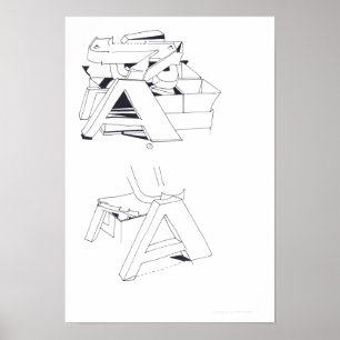 Gebäude OM Monogramm für Spiele Zeichnend 11 Poste Poster