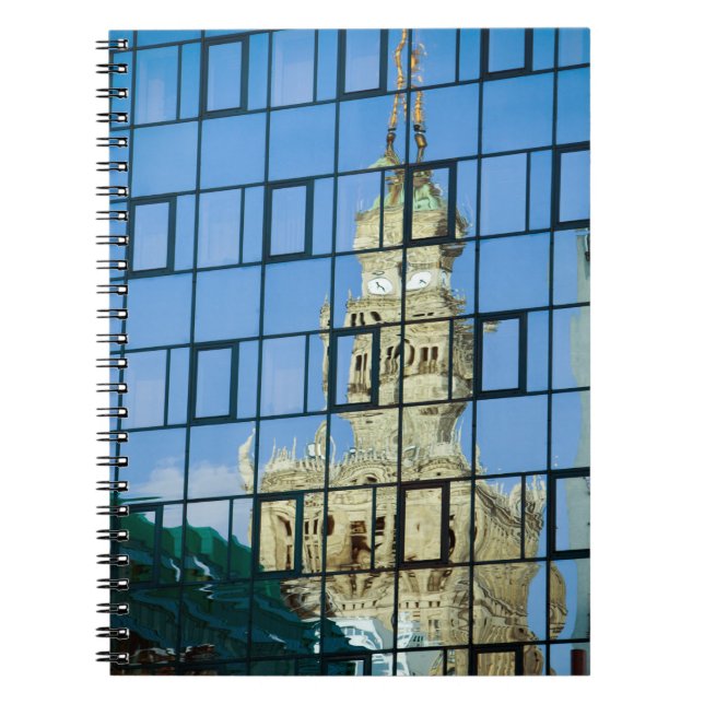 Gebäude Reflektionen Notizblock (Vorderseite)