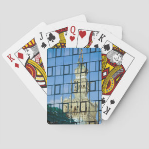 Gebäude Reflektionen Spielkarten