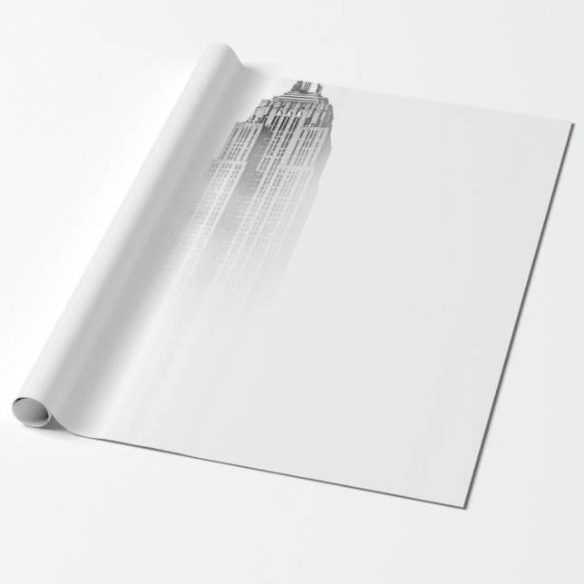 GEBÄUDE SKETCH GESCHENKPAPIER (Ungerollt)