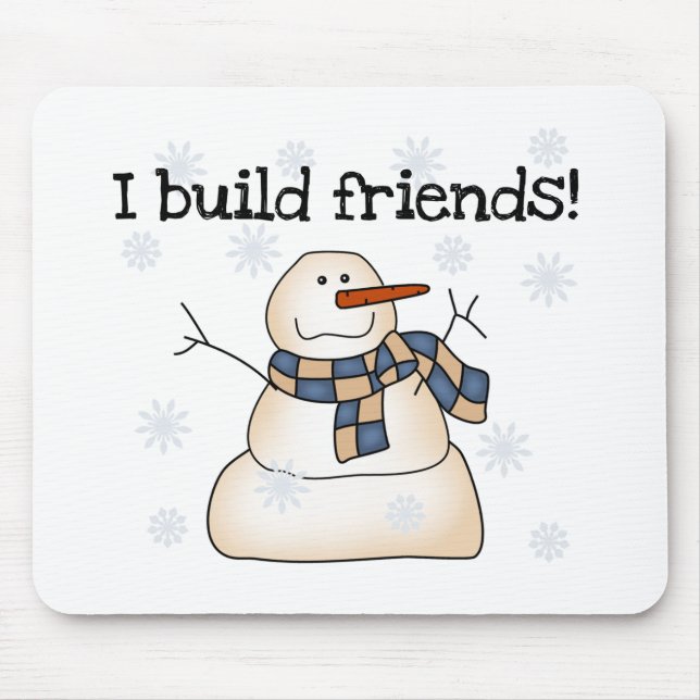 Gebäude Snow Friends Tshirts und Geschenke Mousepad (Vorne)
