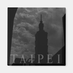 Gebäude Taipehs 101, Taipeh, Taiwan Magnet