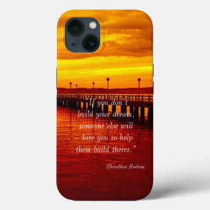 Gebäude Traum Hoffnung Zitat Sonnenuntergang Hinte Case-Mate iPhone Hülle