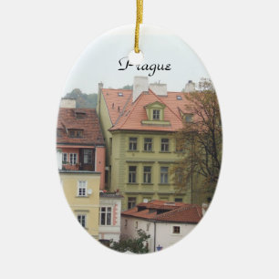 Gebäude-Tscheche-Verzierung Prags bunte Keramik Ornament