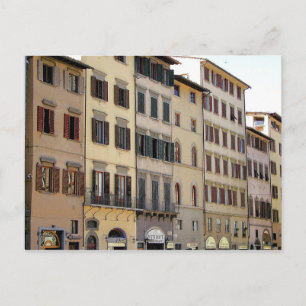 Gebäude von Florenz Postkarte