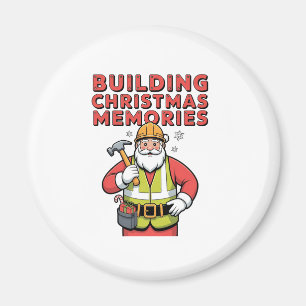 Gebäude Weihnachtsfamilien Matching 2025 Magnet