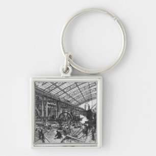 Gebäudestandort der Galerie DES-Maschinen Schlüsselanhänger