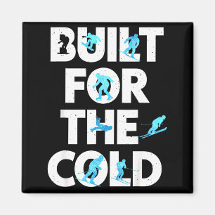 Gebaut für den kalten Wintersport USA Ski Snowboar Magnet
