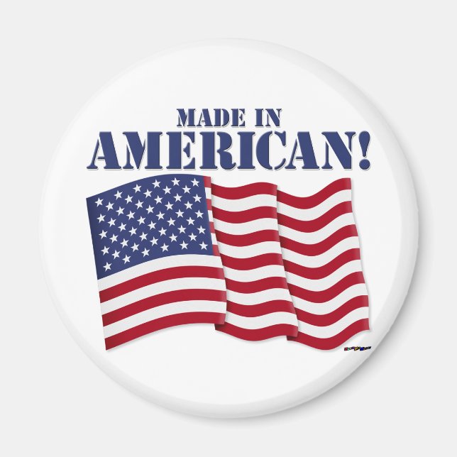 GEBAUT IN AMERIKA! MAGNET (Vorne)