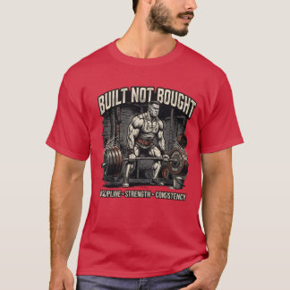 Gebaut Nicht Gekauft Bodybuilding Fitnessstudio Wo T-Shirt