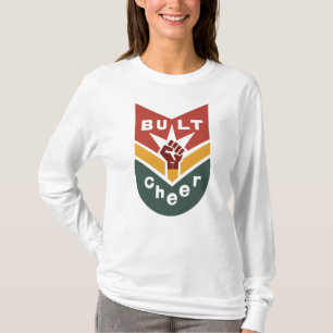 GEBAUT UM ZU JUBELN Erhobenes-Faust-Abzeichen T-Shirt