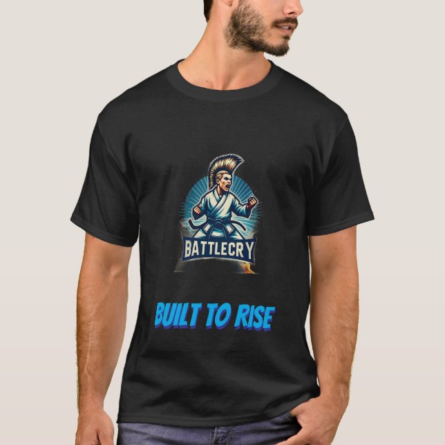 Gebaut um zu steigen T-Shirt (Vorderseite)