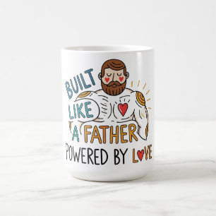 Gebaut wie ein Vater, angetrieben von Liebe Vatert Kaffeetasse