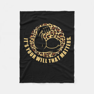 Geben Sie alles Fleecedecke