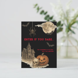 Geben Sie an, wenn Sie es wagen - Spooky Spuk Hous Postkarte
