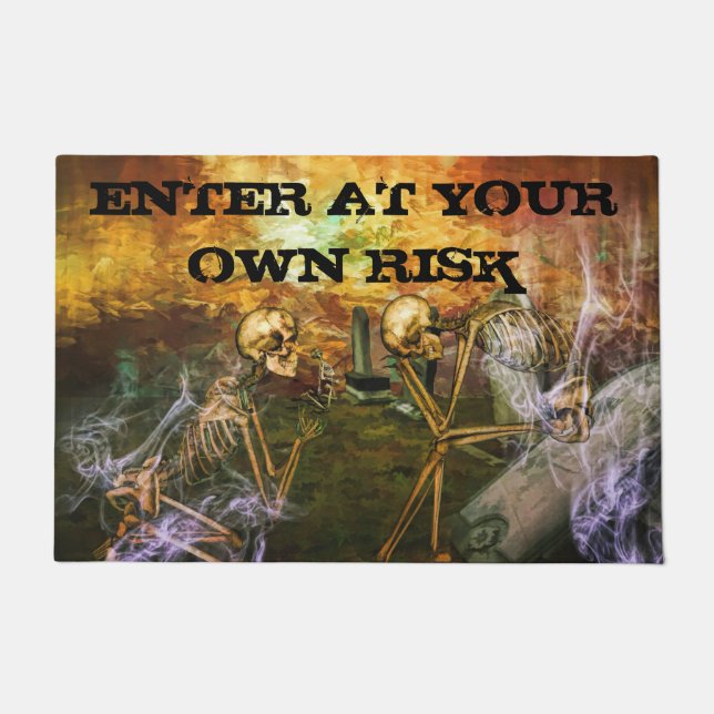 Geben Sie auf eigene Gefahr ein Fußmatte (Vorderseite)